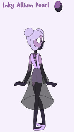 Inky Allium Pearl, June