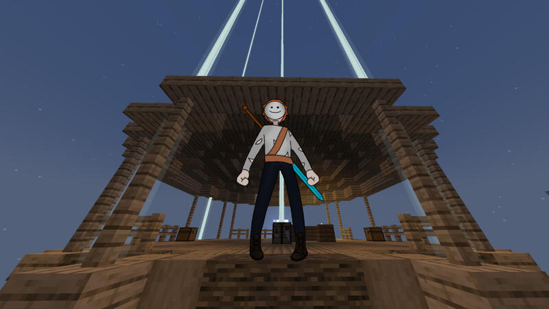 Elmo atop tower, January 4th