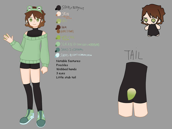 Fraos Ver. 1 ref sheet, August 30th