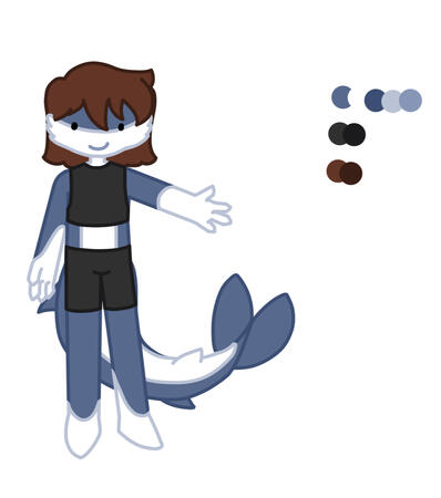 Fraos ver. 4 ref sheet shark, April 30th